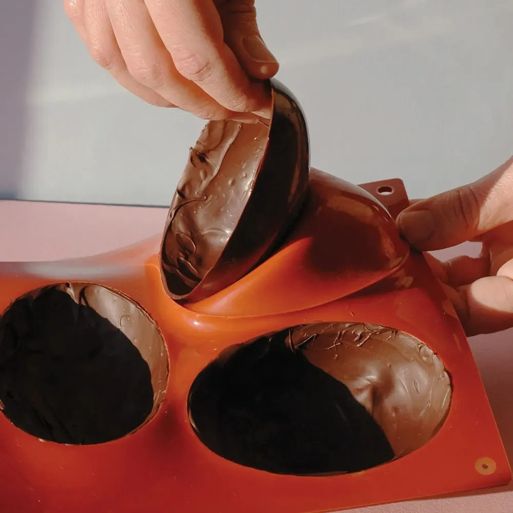 Ustensiles de cuisine - SF 041 HALF EGG - MOULE EN SILICONE - SILIKOMART S.R.L.