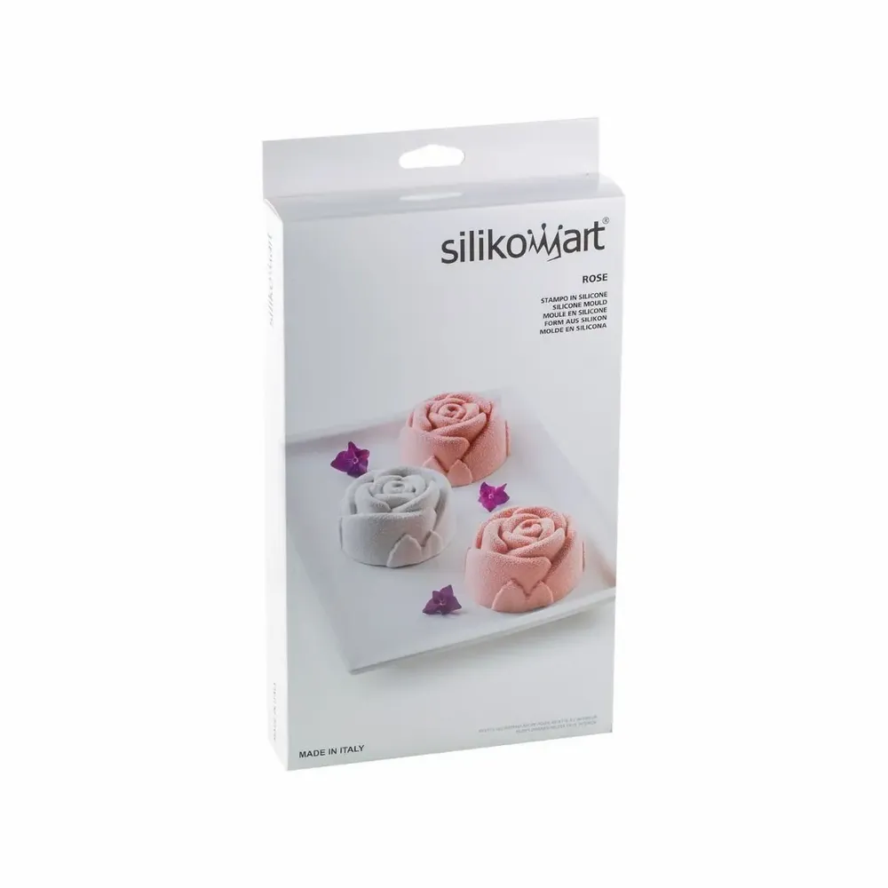 Ustensiles de cuisine - SF077 ROSE - MOULE EN SILICONE ø76 H 40 MM - SILIKOMART S.R.L.