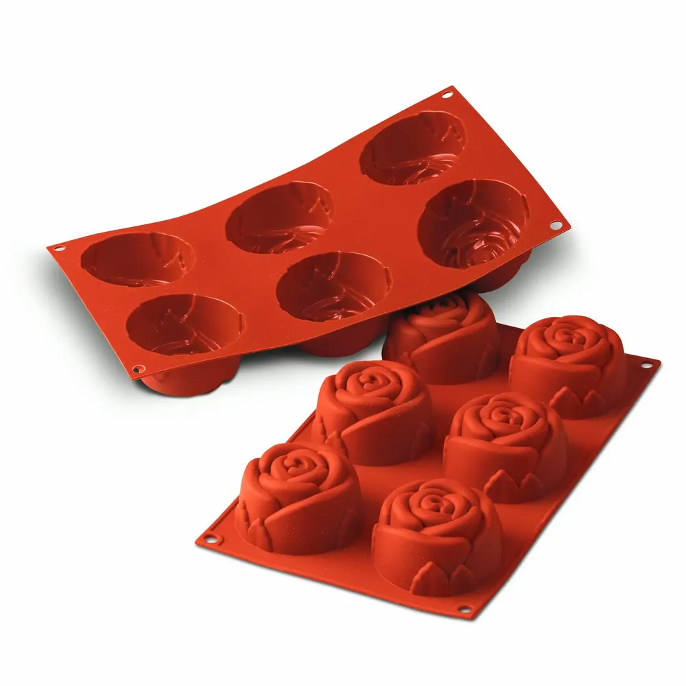 Ustensiles de cuisine - SF077 ROSE - MOULE EN SILICONE ø76 H 40 MM - SILIKOMART S.R.L.