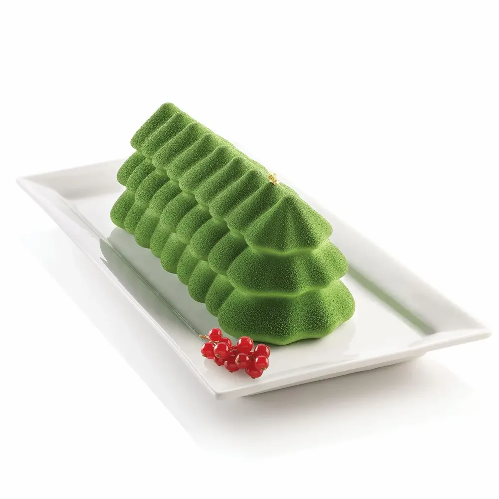 Kitchen utensils - BUCHE SAPIN - SILICONE MOULD 250X89 H 87 MM - SILIKOMART S.R.L.