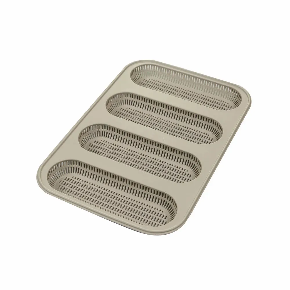Kitchen utensils - MINI BAGUETTE BREAD - SILICONE MOULD N.4 BAGUETTE 170X55 H20 MM - SILIKOMART S.R.L.