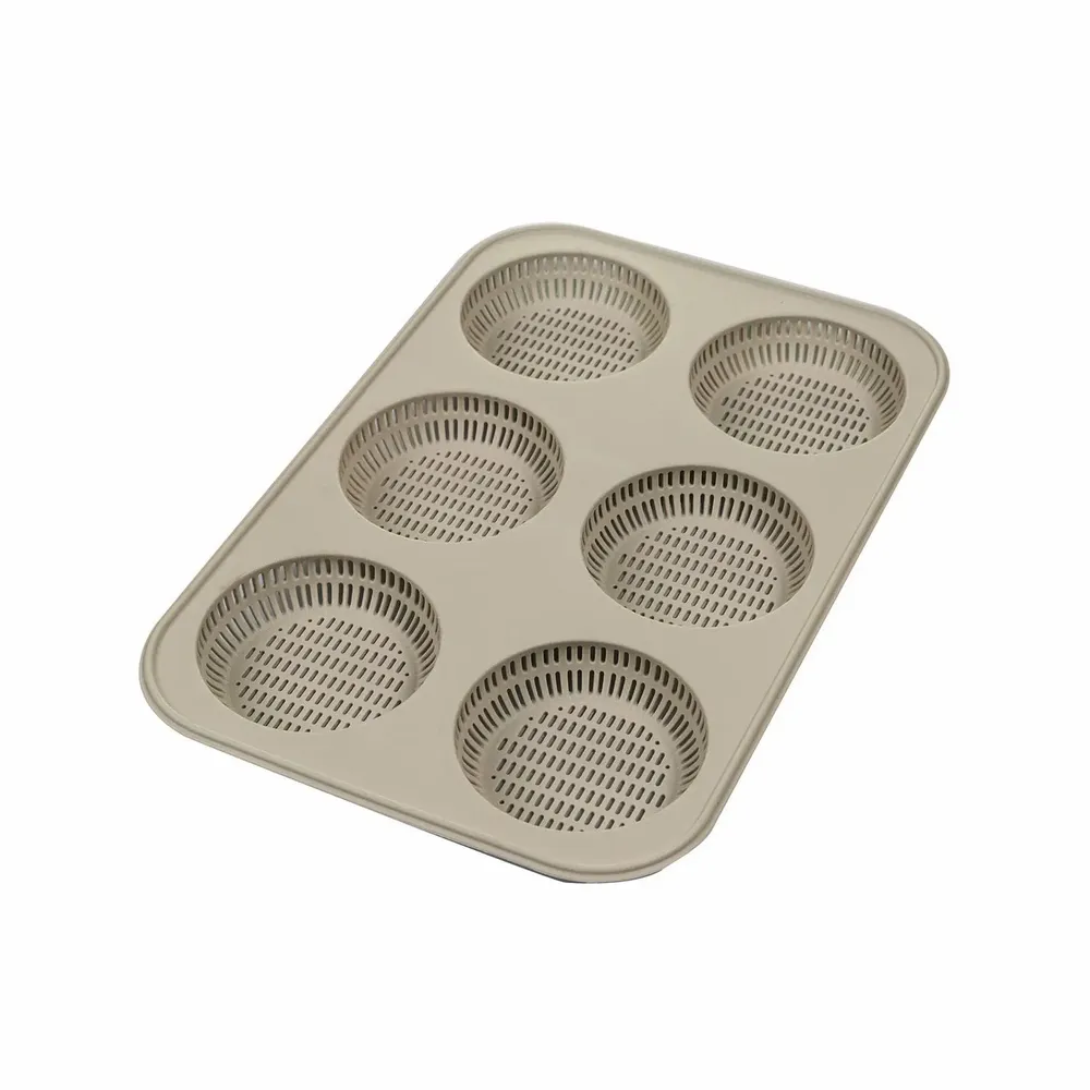 Kitchen utensils - BURGER BREAD - SILICONE MOULD N.6 HAMBURGER ø80 H 20 MM - SILIKOMART S.R.L.