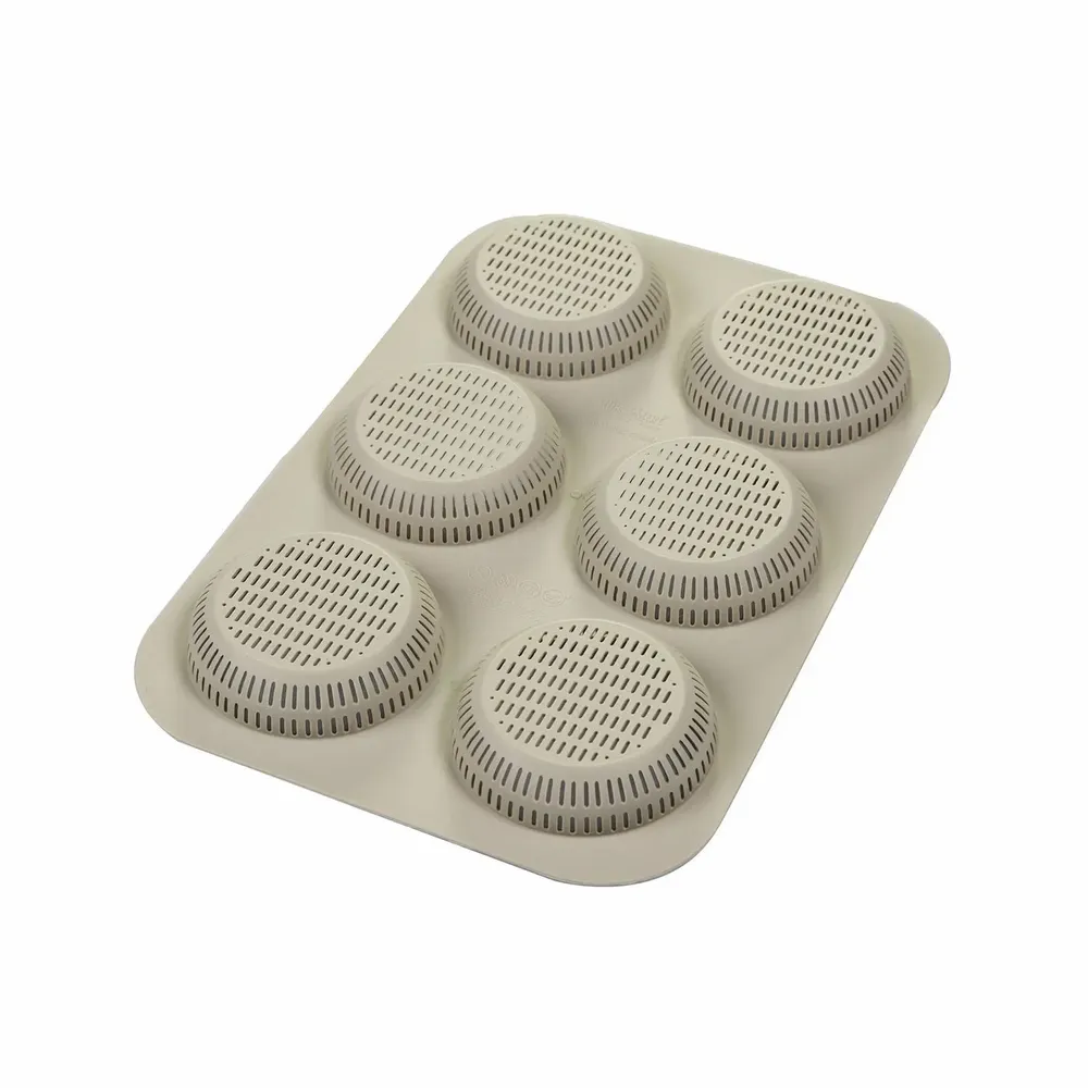 Kitchen utensils - BURGER BREAD - SILICONE MOULD N.6 HAMBURGER ø80 H 20 MM - SILIKOMART S.R.L.