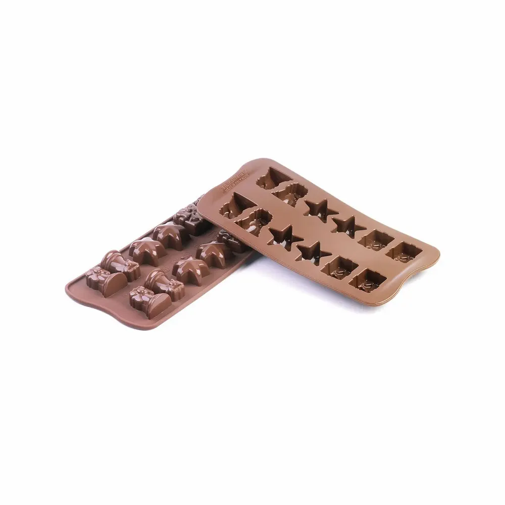 Kitchen utensils - SCG06 CHRISTMAS - SILICONE MOULD 34X34 H 18,5 MM - SILIKOMART S.R.L.