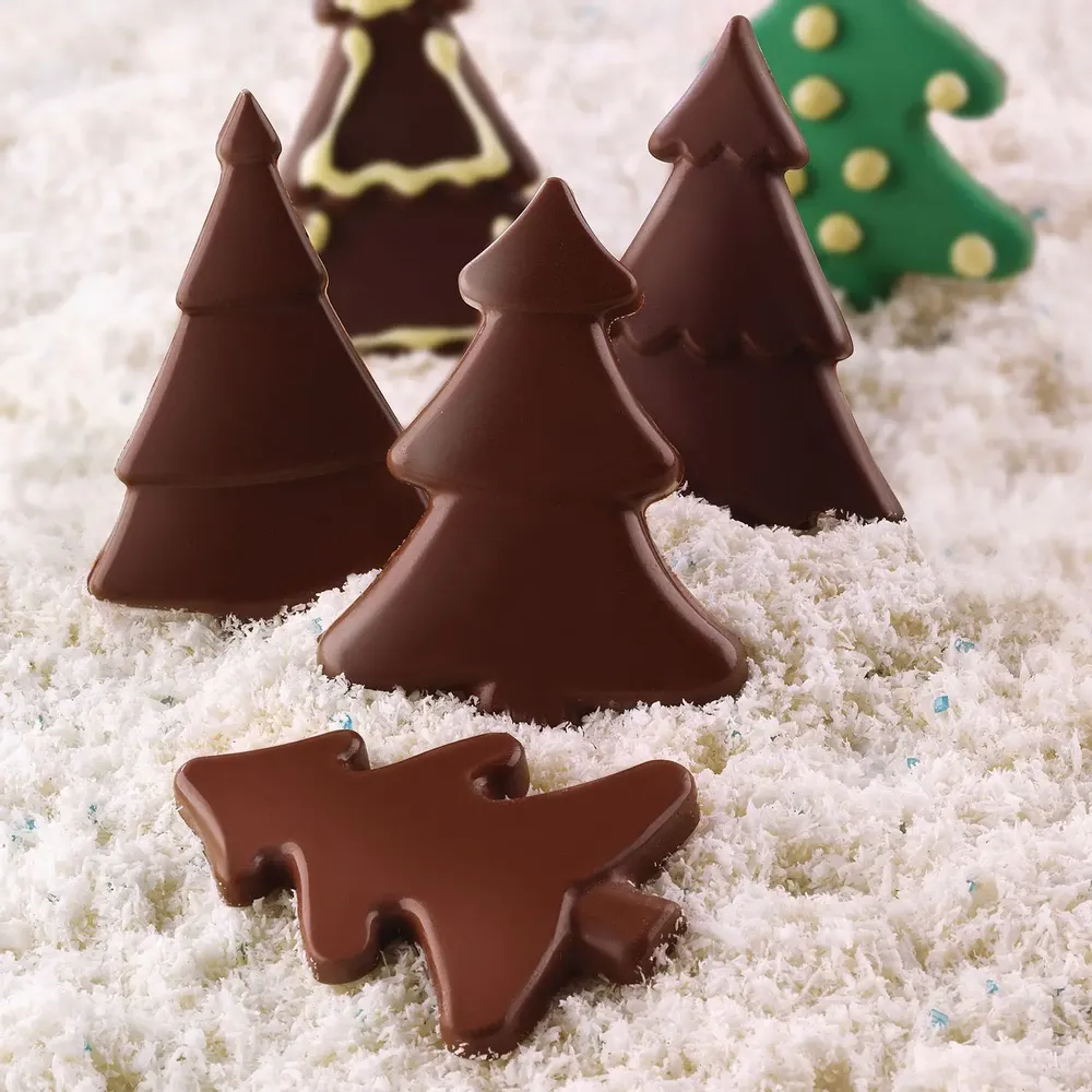 Kitchen utensils - SCG46 - SILICONE MOULD N.4 CHOCO PINE - SILIKOMART S.R.L.