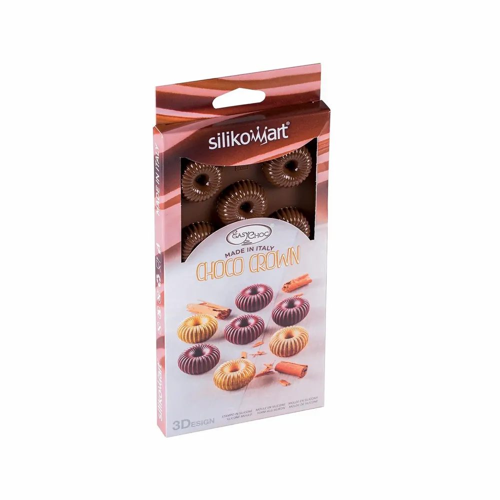 Kitchen utensils - SCG49 3D - SILICONE MOULD N.15 CHOCO CROWN - SILIKOMART S.R.L.
