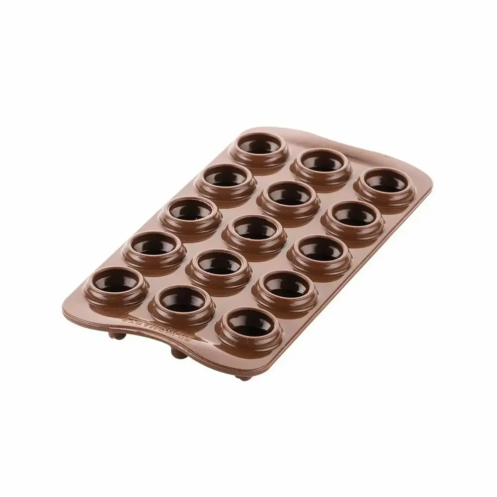 Kitchen utensils - SCG054 3D - SILICONE MOULD N.15 CHOCO TREES ø28 H 30 MM - SILIKOMART S.R.L.