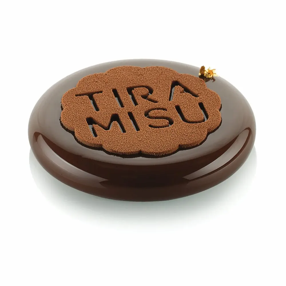 Kitchen utensils - MINI TIRAMISU DECOR - SET 6 SILICONE MATS TD16 ø60 H 2 MM - SILIKOMART S.R.L.