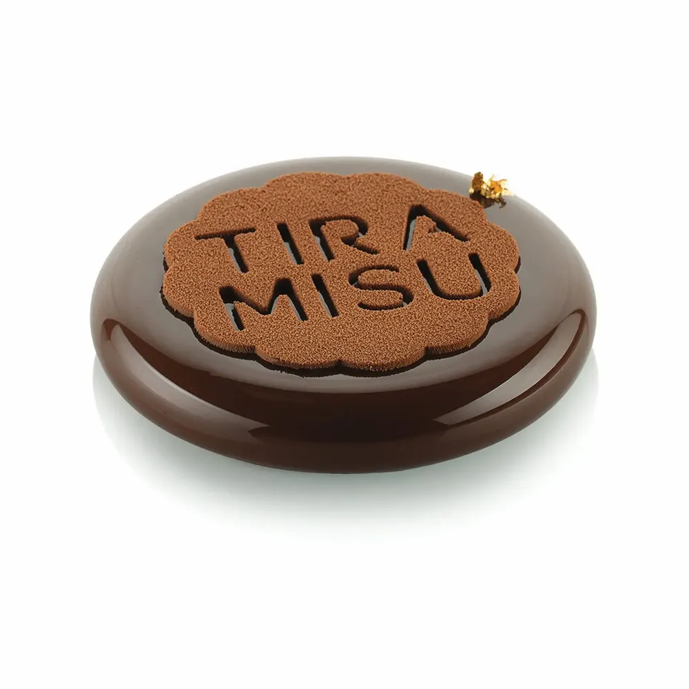 Kitchen utensils - MINI TIRAMISU DECOR - SET 6 SILICONE MATS TD16 ø60 H 2 MM - SILIKOMART S.R.L.