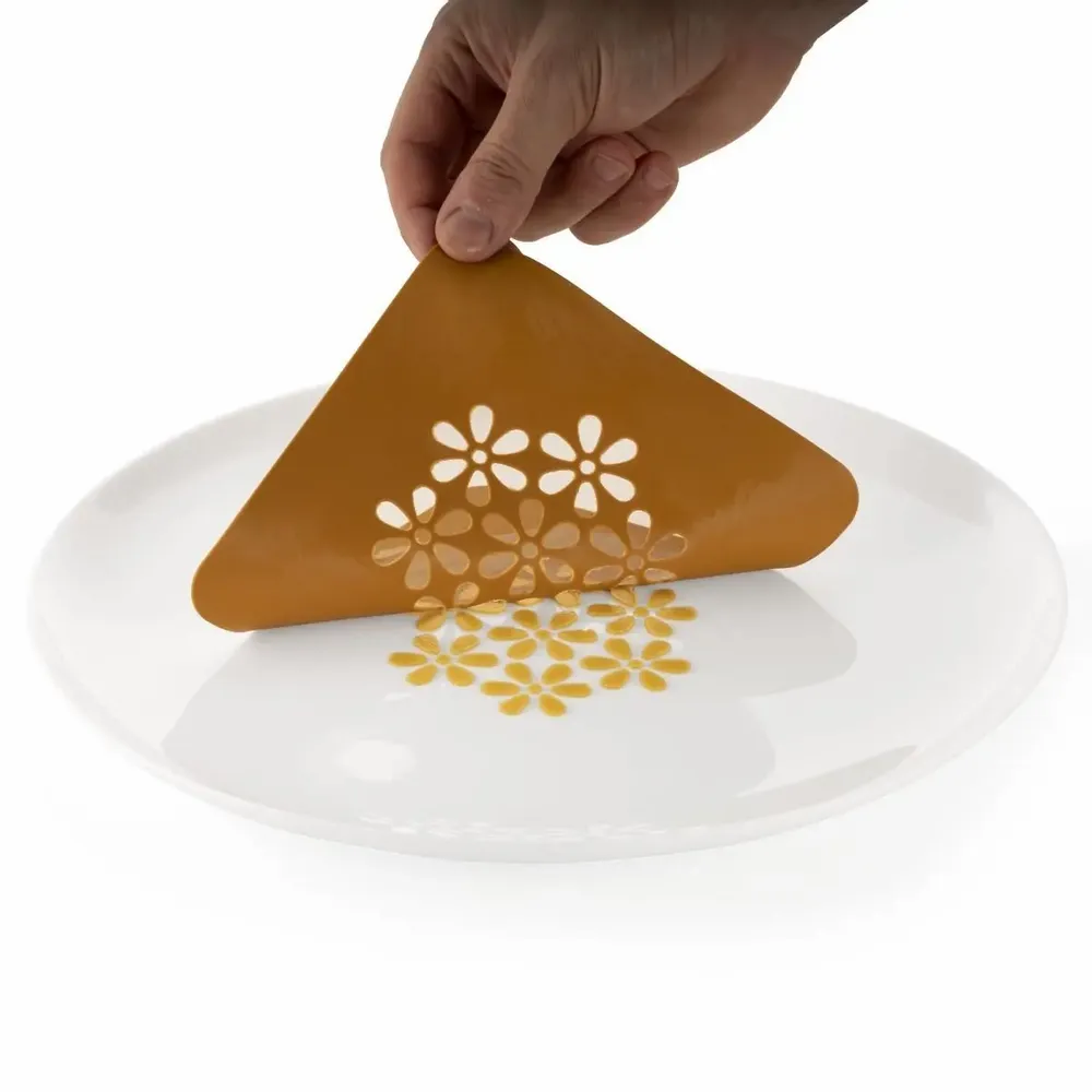 Kitchen utensils - STENCIL SAKURA - SET 2 SILICONE MOULDS ø100 H 1 MM - SILIKOMART S.R.L.