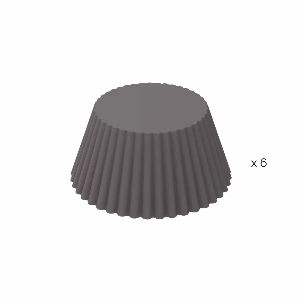 Ustensiles de cuisine - SILFRY MUFFIN - SET 6 SILICONE TASSES ø68 H 32 MM - SILIKOMART S.R.L.