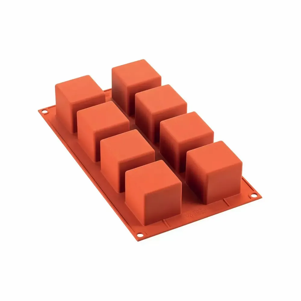 Kitchen utensils - SF104 - SILICONE MOULD N.8 CUBE 50X50 H 50 MM PACKAGING IN NYLON - SILIKOMART S.R.L.