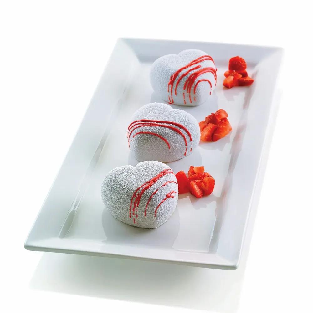 Kitchen utensils - CUORICINO - SILICONE MOULD N.8 CUORICINI 63X65 H 39 - SILIKOMART S.R.L.