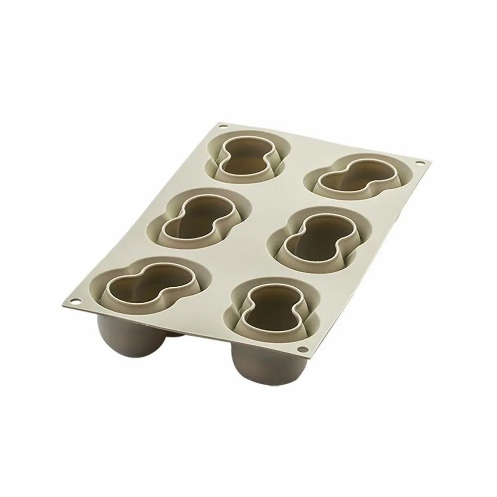 Kitchen utensils - ROSSO CILIEGIA - SILICONE MOULD N.6 ROSSO CILIEGIA 75X50 H 45 MM - SILIKOMART S.R.L.