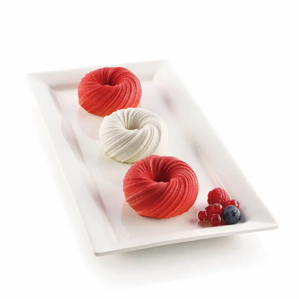 Kitchen utensils - MINI INTRECCIO - SILICONE MOULD N.6 ø75 H 35 MM - SILIKOMART S.R.L.