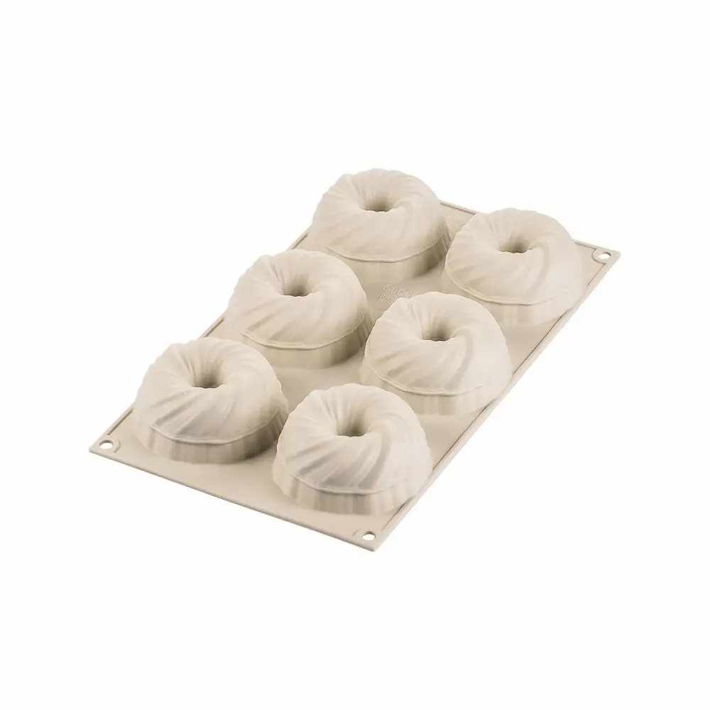 Kitchen utensils - MINI INTRECCIO - SILICONE MOULD N.6 ø75 H 35 MM - SILIKOMART S.R.L.