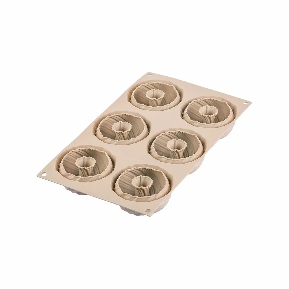 Kitchen utensils - MINI INTRECCIO - SILICONE MOULD N.6 ø75 H 35 MM - SILIKOMART S.R.L.