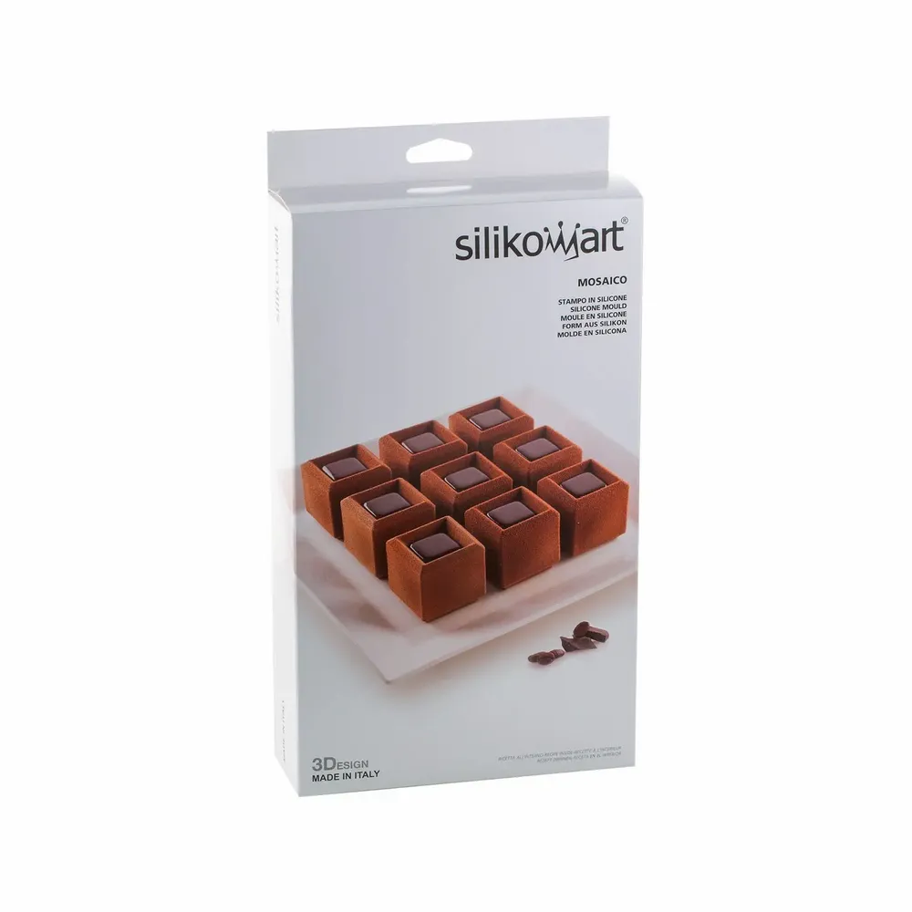 Kitchen utensils - MOSAICO - SILICONE MOULD N.9 50X50 H 50 MM - SILIKOMART S.R.L.