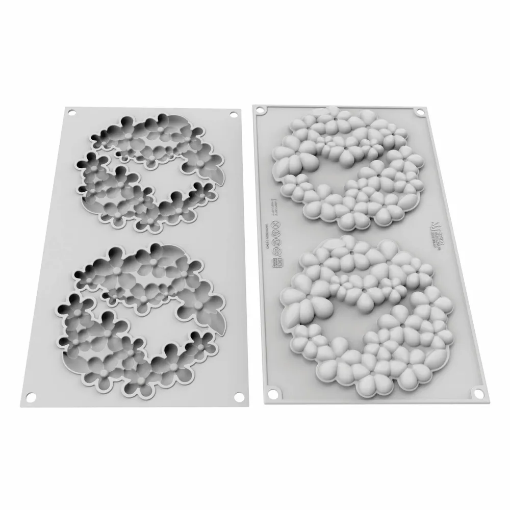 Kitchen utensils - FLOWER POWER - SILICONE MOULD N.2 ø140 H10 MM - SILIKOMART S.R.L.