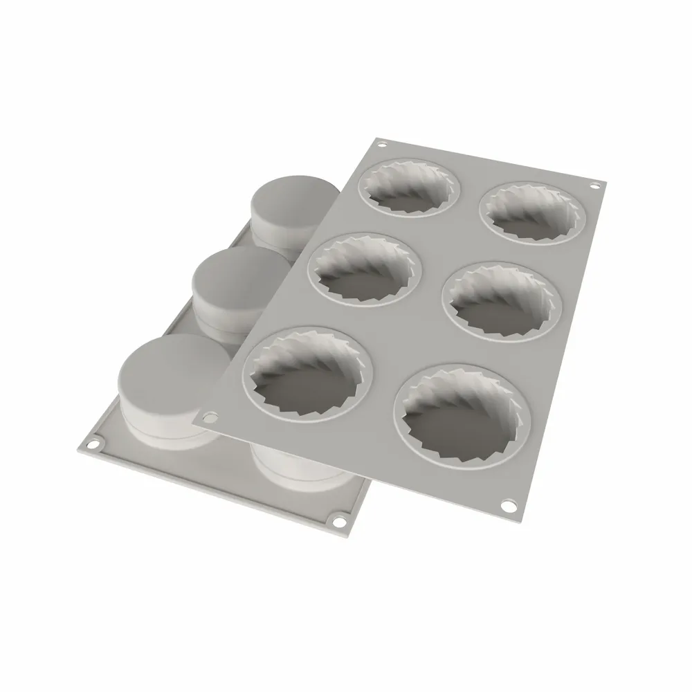 Ustensiles de cuisine - MINI DRESS - MOULE EN SILICONE N.6 ø70 H 30 MM - SILIKOMART S.R.L.