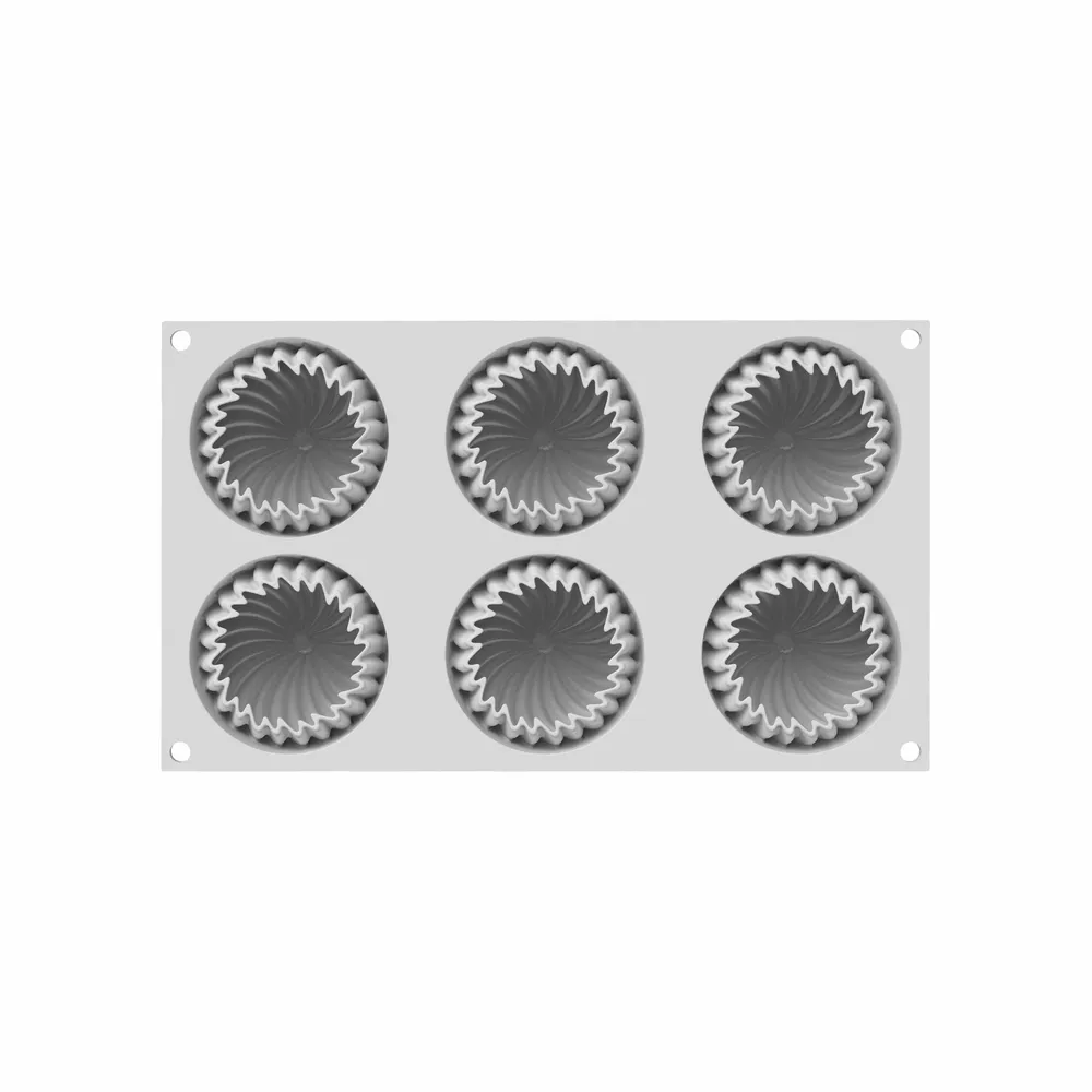 Kitchen utensils - MINI WAVE - SILICONE MOULD N.6 ø73 H 40 MM - SILIKOMART S.R.L.