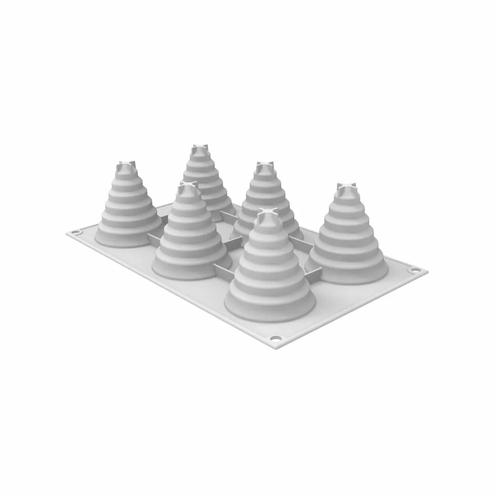 Ustensiles de cuisine - SAPIN MAGIQUE- MOULE EN SILICONE N.6 ø67 H 74 MM - SILIKOMART S.R.L.