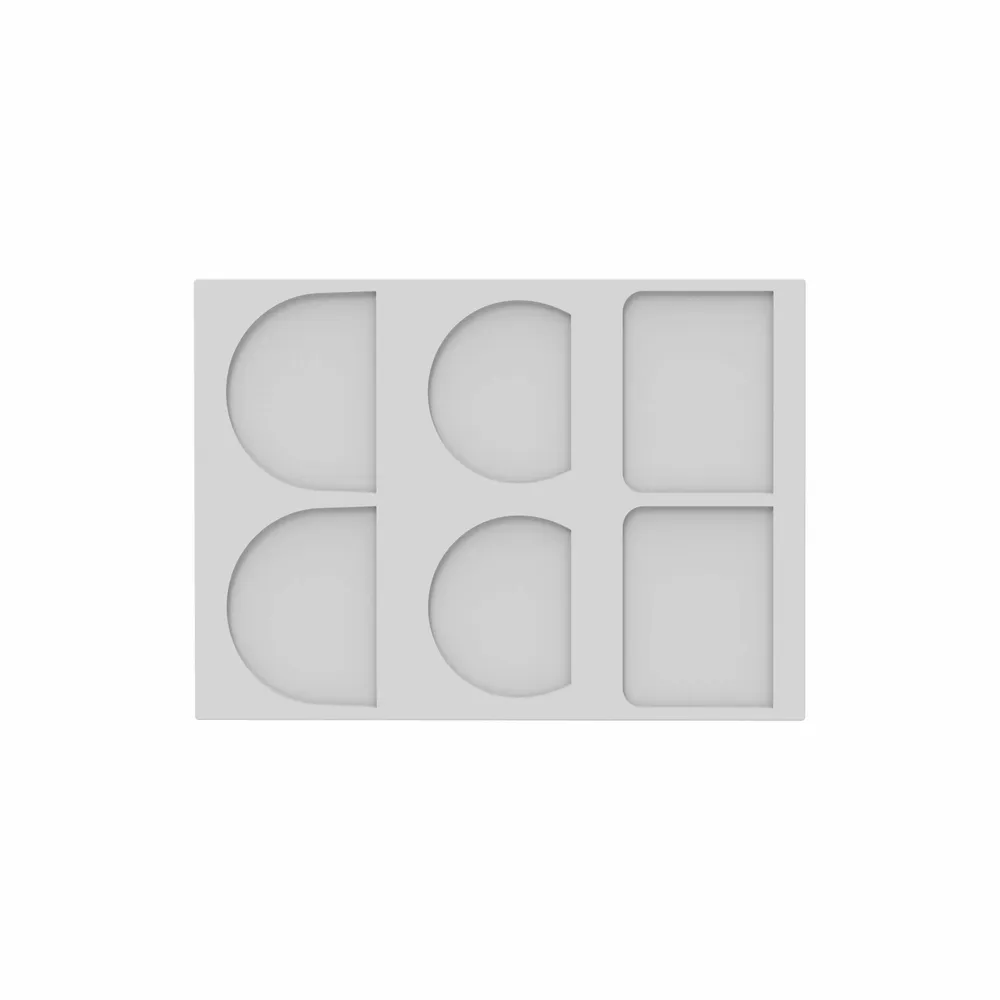 Ustensiles de cuisine - CHA06 - MOULE EN SILICONE CHABLON BUCHE 96X73 - 87X70 - 96X73 H 2 MM - SILIKOMART S.R.L.