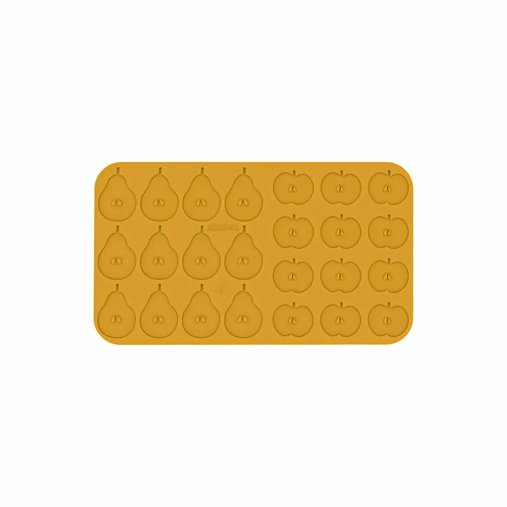 Ustensiles de cuisine - MELA&PERA - MOULE EN SILICONE N.12 POIRES 80X56 - N.12 POMMES 60X51 H 2 MM - SILIKOMART S.R.L.