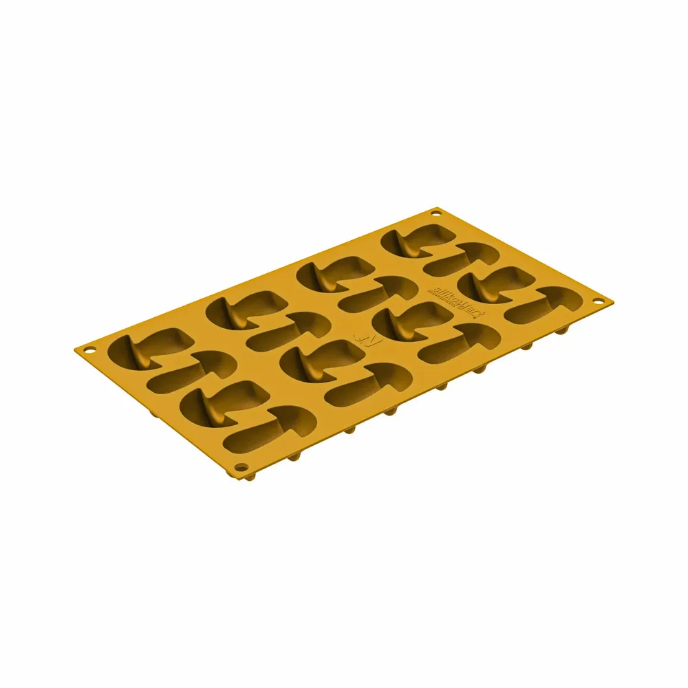 Kitchen utensils - PORCINO - SILICONE MOULD N.16 36X59 H 18 MM - 46X53 H 22 MM - SILIKOMART S.R.L.