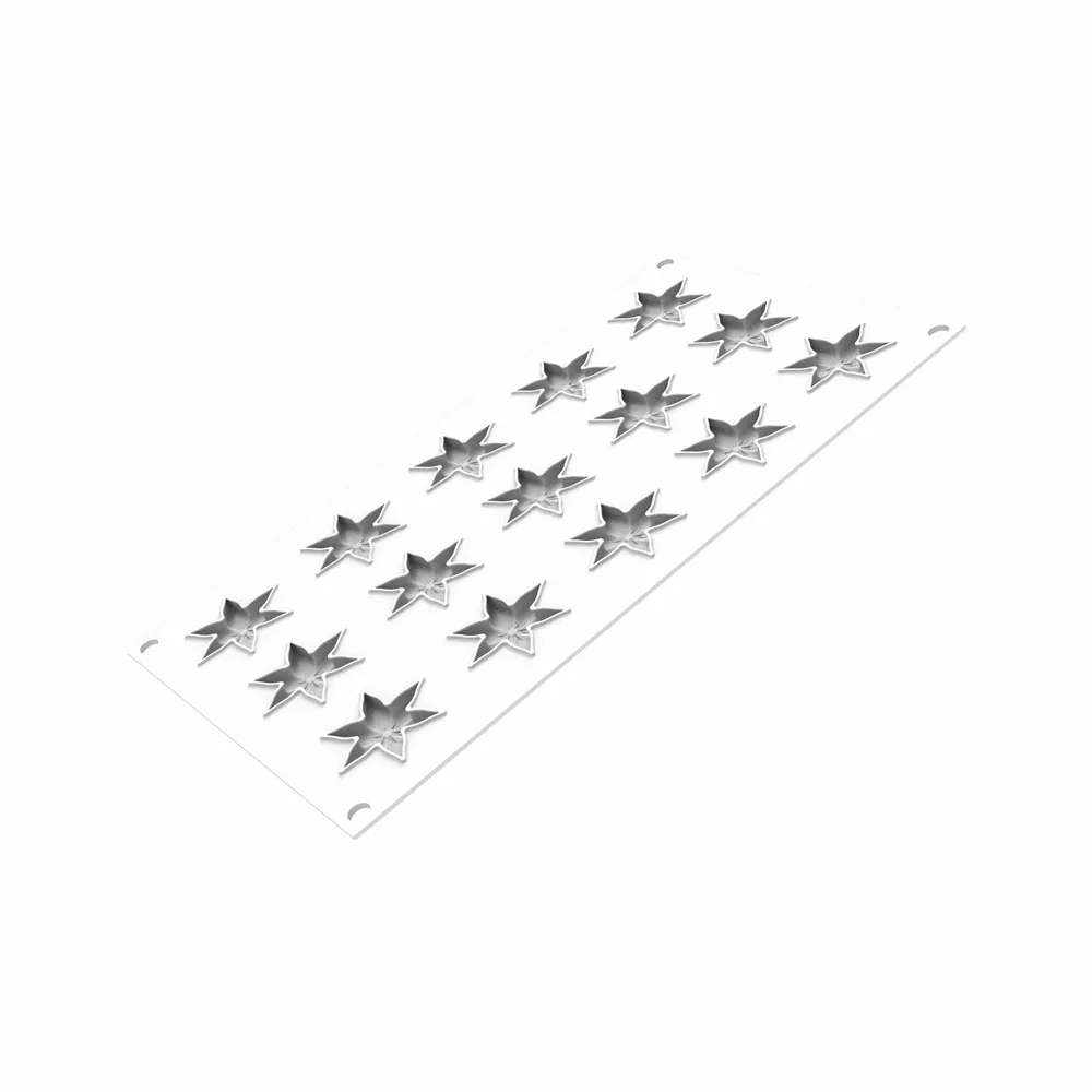 Kitchen utensils - COROLLE 4 - SILICONE MOULD N.15 ø45 H 6 MM - SILIKOMART S.R.L.