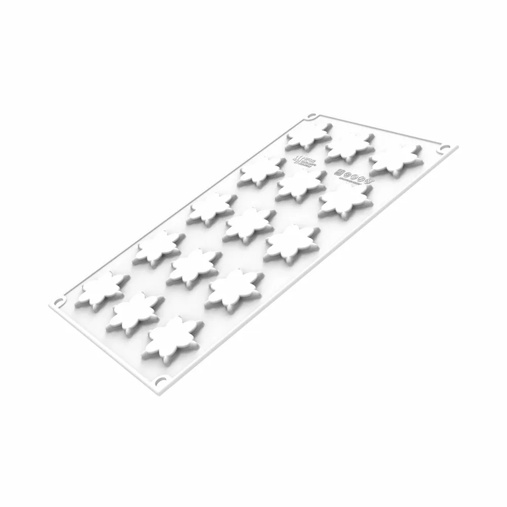 Kitchen utensils - COROLLE 4 - SILICONE MOULD N.15 ø45 H 6 MM - SILIKOMART S.R.L.