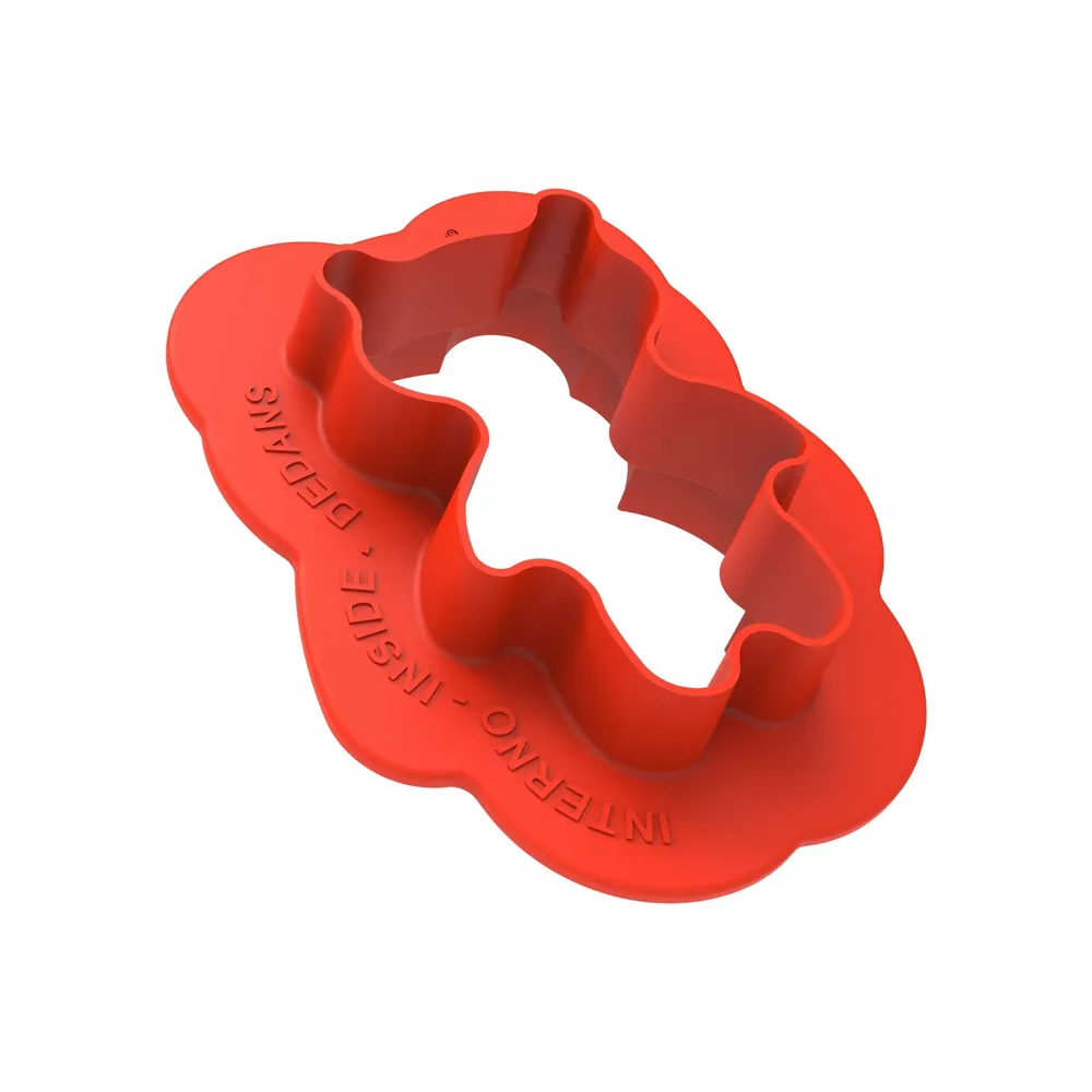 Kitchen utensils - TEDDY BEAR 68 - SILICONE MOULD N.8 79X56 H 27 MM + CUTTER - SILIKOMART S.R.L.