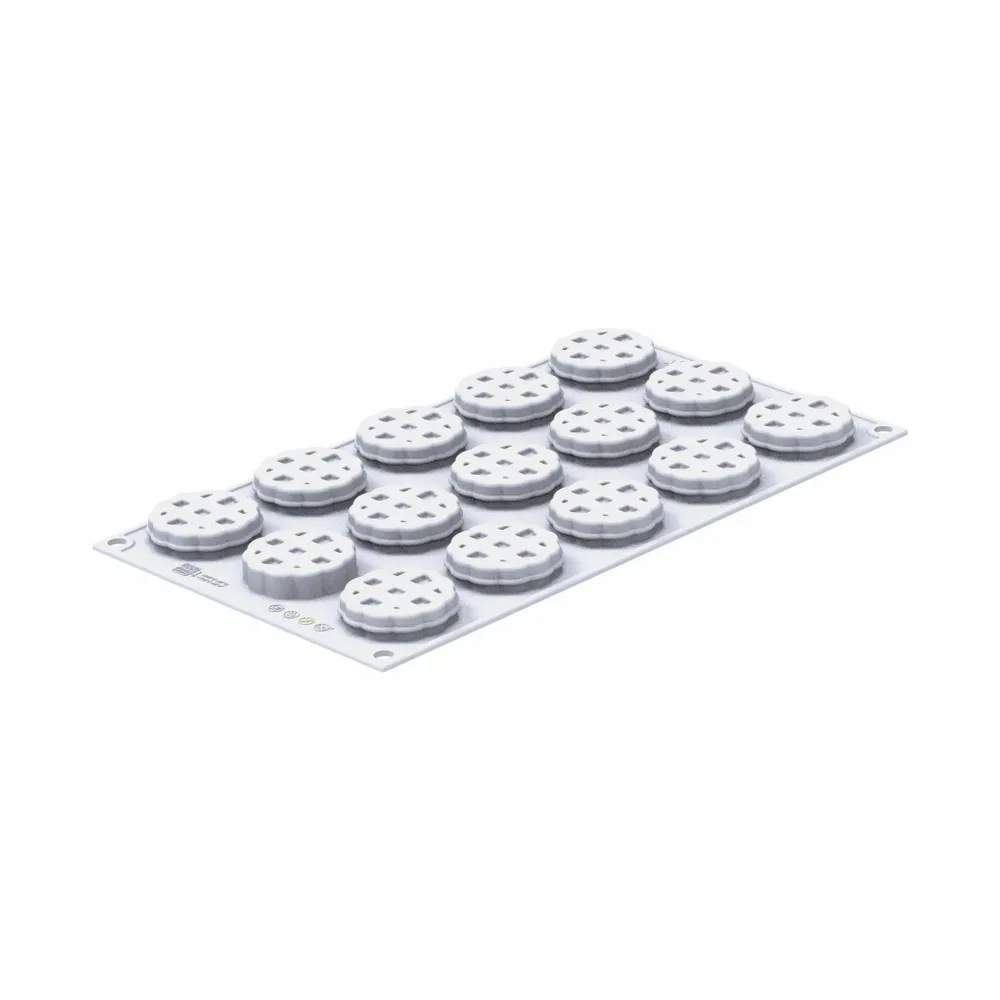 Ustensiles de cuisine - CROSTATA XS 20 - MOULE EN SILICONE N.15 ø44 H 17 MM - SILIKOMART S.R.L.
