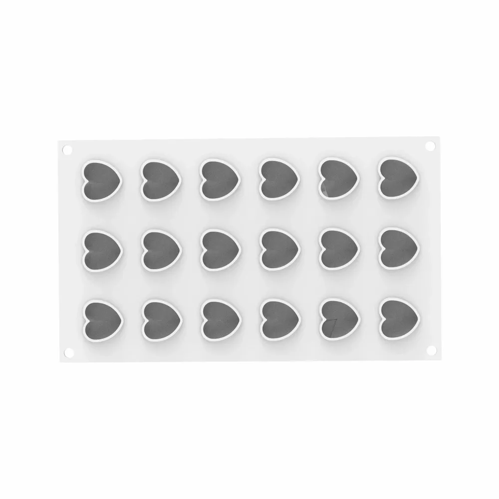 Ustensiles de cuisine - CUORE XS 13 - MOULE EN SILICONE N.18 34X33 H 20 MM - SILIKOMART S.R.L.