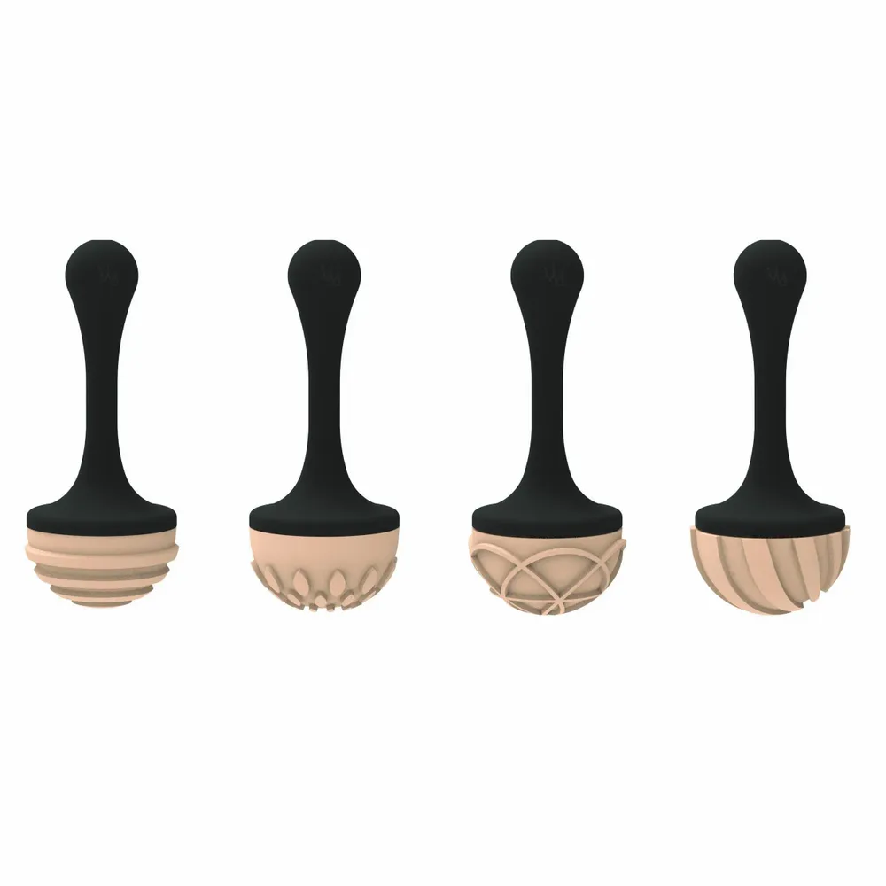 Kitchen utensils - CHOCO STAMP A - 4 STAMPS HANDLE + 4 SILICONE MOULDS ø 31 H 17 MM - SILIKOMART S.R.L.