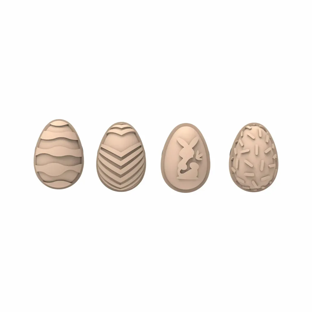 Kitchen utensils - CHOCO STAMP E - 4 STAMPS HANDLE + 4 SILICONE MOULDS 42x30 H 17 MM - SILIKOMART S.R.L.