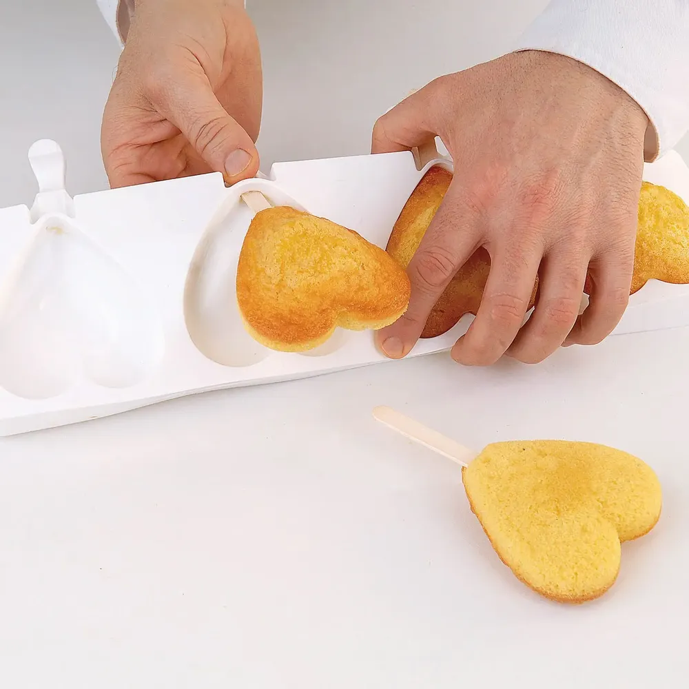Kitchen utensils - GEL03M MINI HEART-IC - SILICONE MOULD 67X55 H 18 MM - SILIKOMART S.R.L.