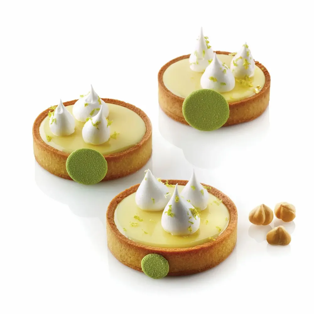 Kitchen utensils - TARTE RING ROUND ø80 H20 MM - N.6 RINGS - SILIKOMART S.R.L.