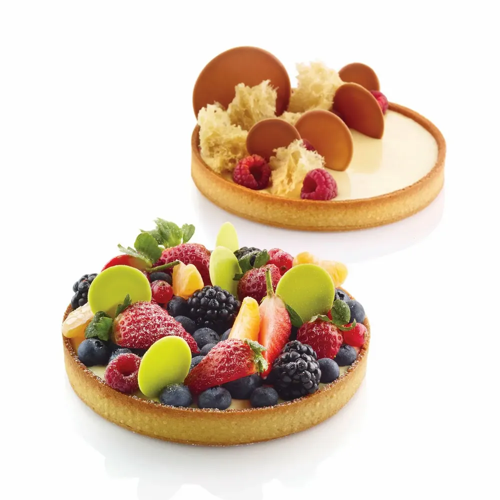Kitchen utensils - TARTE RING ROUND ø150 H20 MM - N.2 RINGS - SILIKOMART S.R.L.