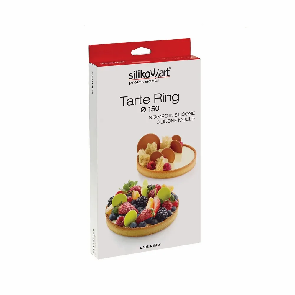 Kitchen utensils - TARTE RING ROUND ø150 H20 MM - N.2 RINGS - SILIKOMART S.R.L.