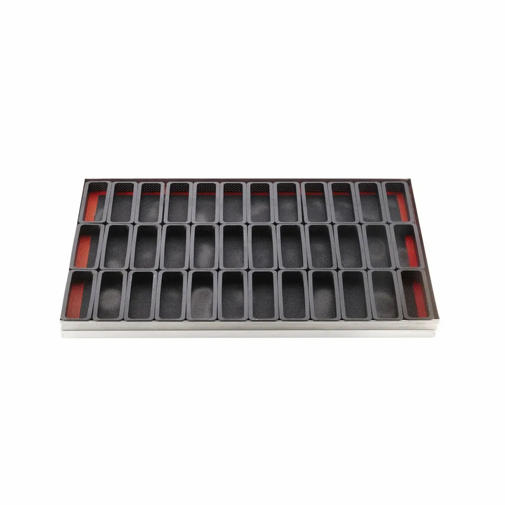 Kitchen utensils - TARTE RING RECTANGULAR 120X35 H 20 MM - N.6 RINGS - SILIKOMART S.R.L.