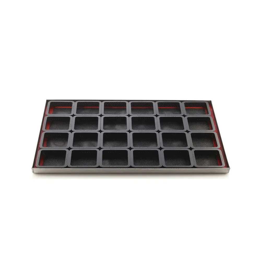 Kitchen utensils - TARTE RING SQUARE 80X80 H20 MM - N.6 RINGS - SILIKOMART S.R.L.