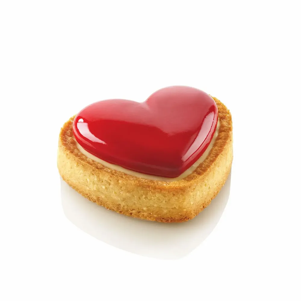 Kitchen utensils - TARTE RING AMORE 80X70 H20 MM - N.8 RINGS - SILIKOMART S.R.L.