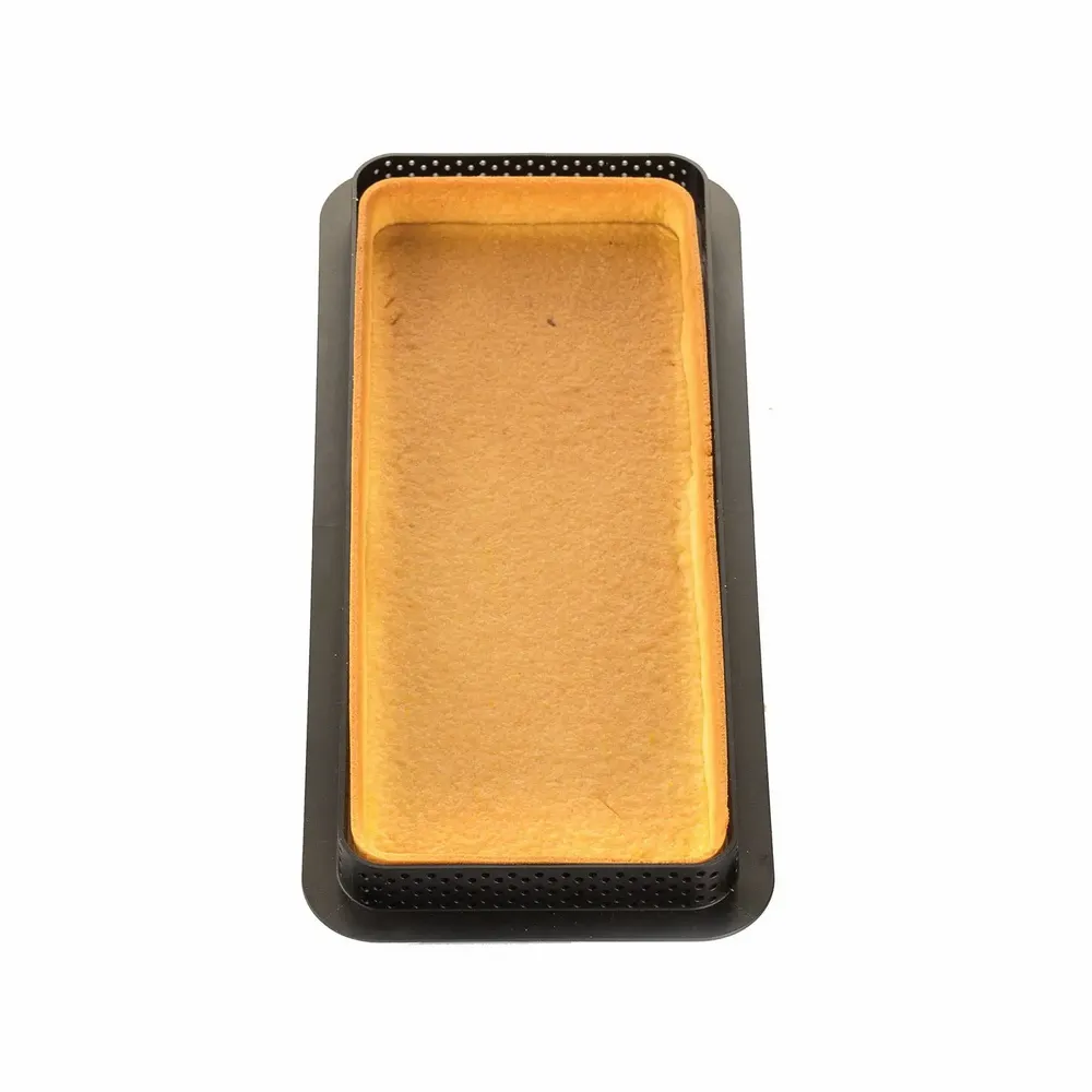 Kitchen utensils - TARTE RING RECTANGULAR 265X105 H 20 MM - RING MICROPHORES - SILIKOMART S.R.L.