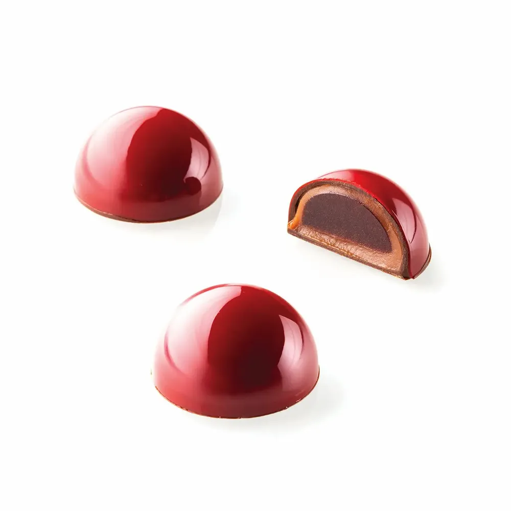 Kitchen utensils - CH013 - KIT SEMISFERA 01 - TRITAN MOULD + SILICONE MOULD N. 24 Ø31 H 16 - SILIKOMART S.R.L.