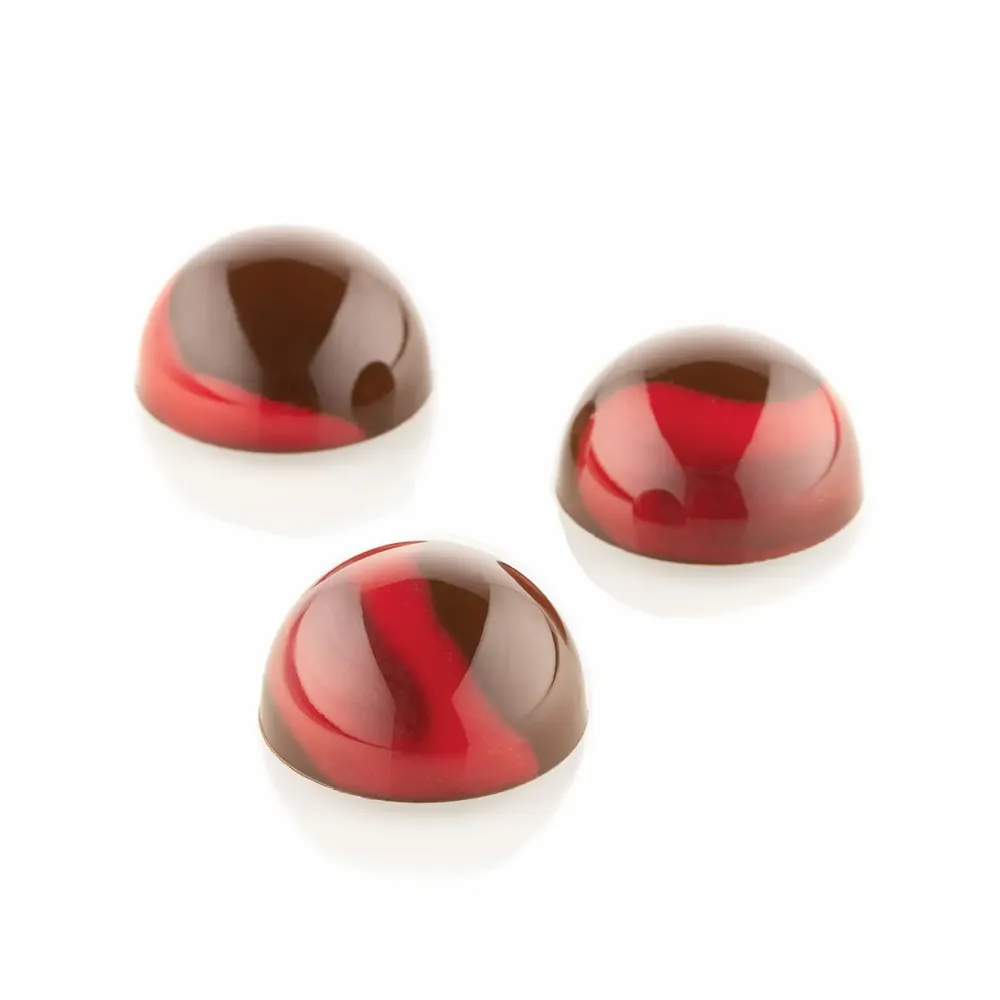 Kitchen utensils - CH013 - KIT SEMISFERA 01 - TRITAN MOULD + SILICONE MOULD N. 24 Ø31 H 16 - SILIKOMART S.R.L.