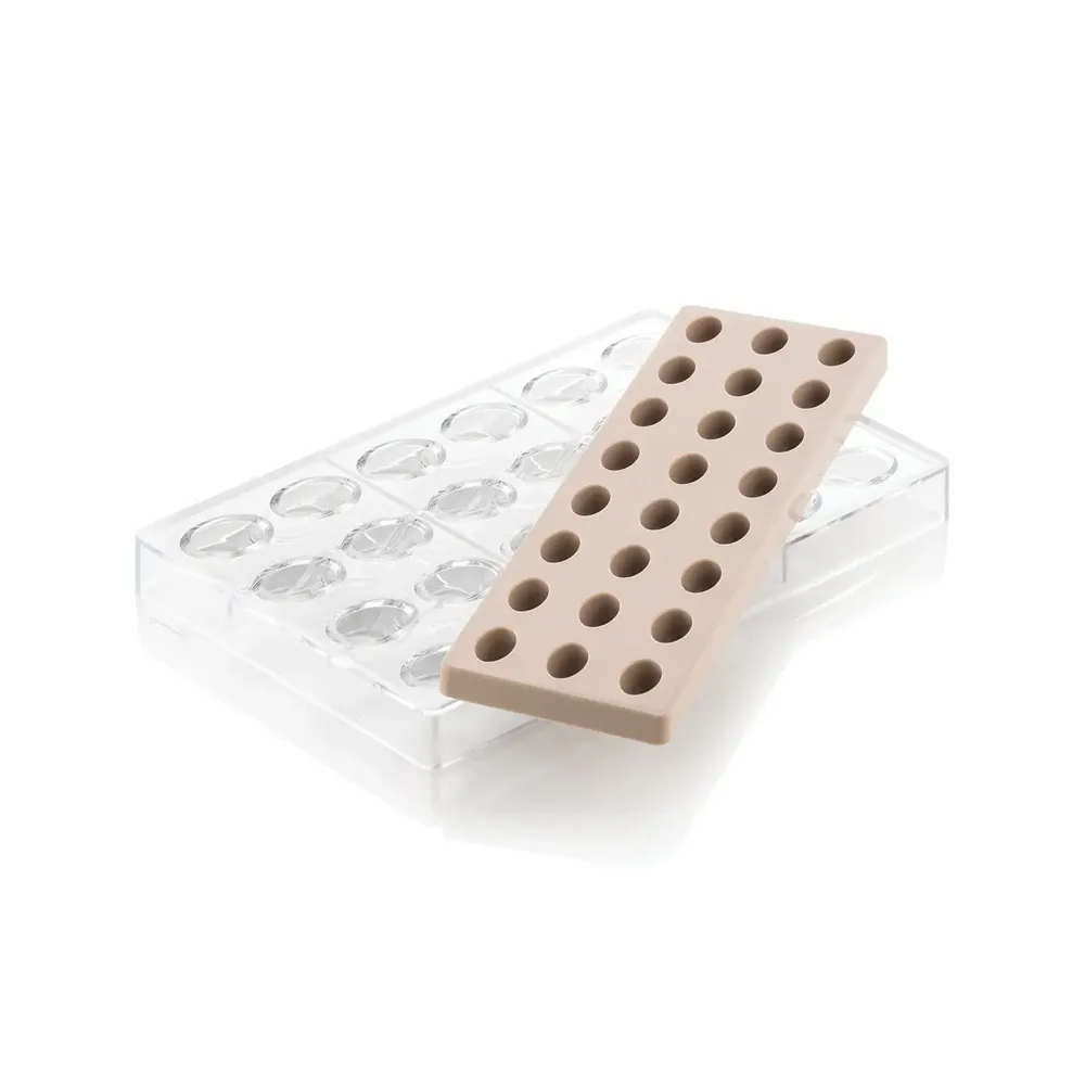 Kitchen utensils - CH014 - KIT OVALE 01 - TRITAN MOULD + SILICONE MOULD N.24 23 X 33 H 15 - SILIKOMART S.R.L.