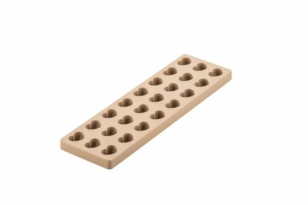 Ustensiles de cuisine - KIT CUORE 01 - CH020 TRITAN MOULE 35X27 H 17 MM + ICH020 MOULE EN SILICONE N.24 - SILIKOMART S.R.L.