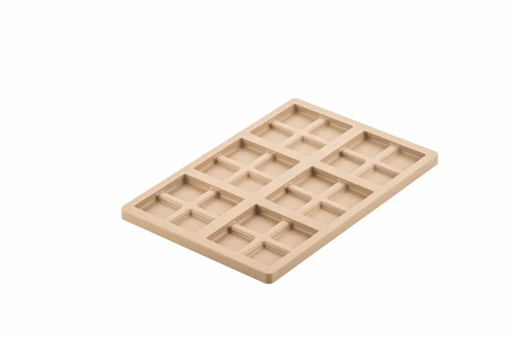 Kitchen utensils - KIT BLOCCO T - CH021 TRITAN MOULD 75X75 H 16 MM + ICH021 SILICONE MOULD N.6 - SILIKOMART S.R.L.