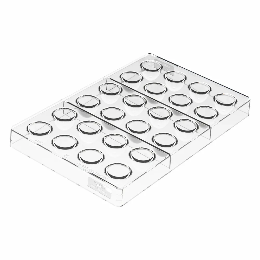 Kitchen utensils - KIT DOME 01 - CH030 TRITAN MOULD ø26 H 23 MM + ICH030 SILICONE MOULD N.24 ø18 - SILIKOMART S.R.L.